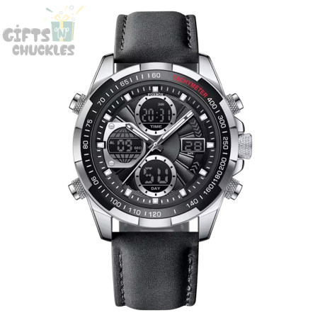 Foxbox FB0080 Dual Time Gents Watch